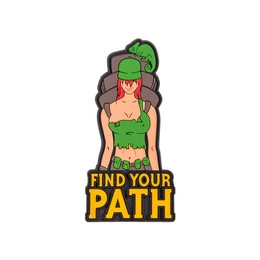 Emblemat "Find Your Path" PVC Helikon-Tex Olive Green (OD-FYP-RB-02)