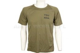 T-shirt Termoaktywny Coolmax Z Naklejką TSU NDA Olive Oryginał Demobil DB