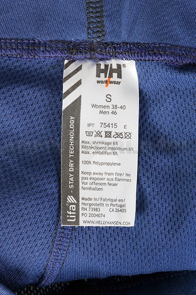 Spodnie Unisex Dry HELLY HANSEN Workwear Granatowe Oryginał Nowe