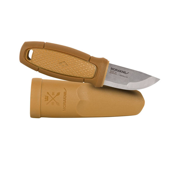 Nóż Morakniv® Eldris Neck Knife z Krzesiwem Stainless Steel Żółty (NZ-ELN-SS-26)